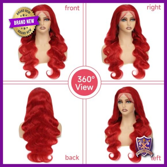 Human Hair Lace Front Wig 22 Inch Body Wave 200 Density Pre Plucked main image 4